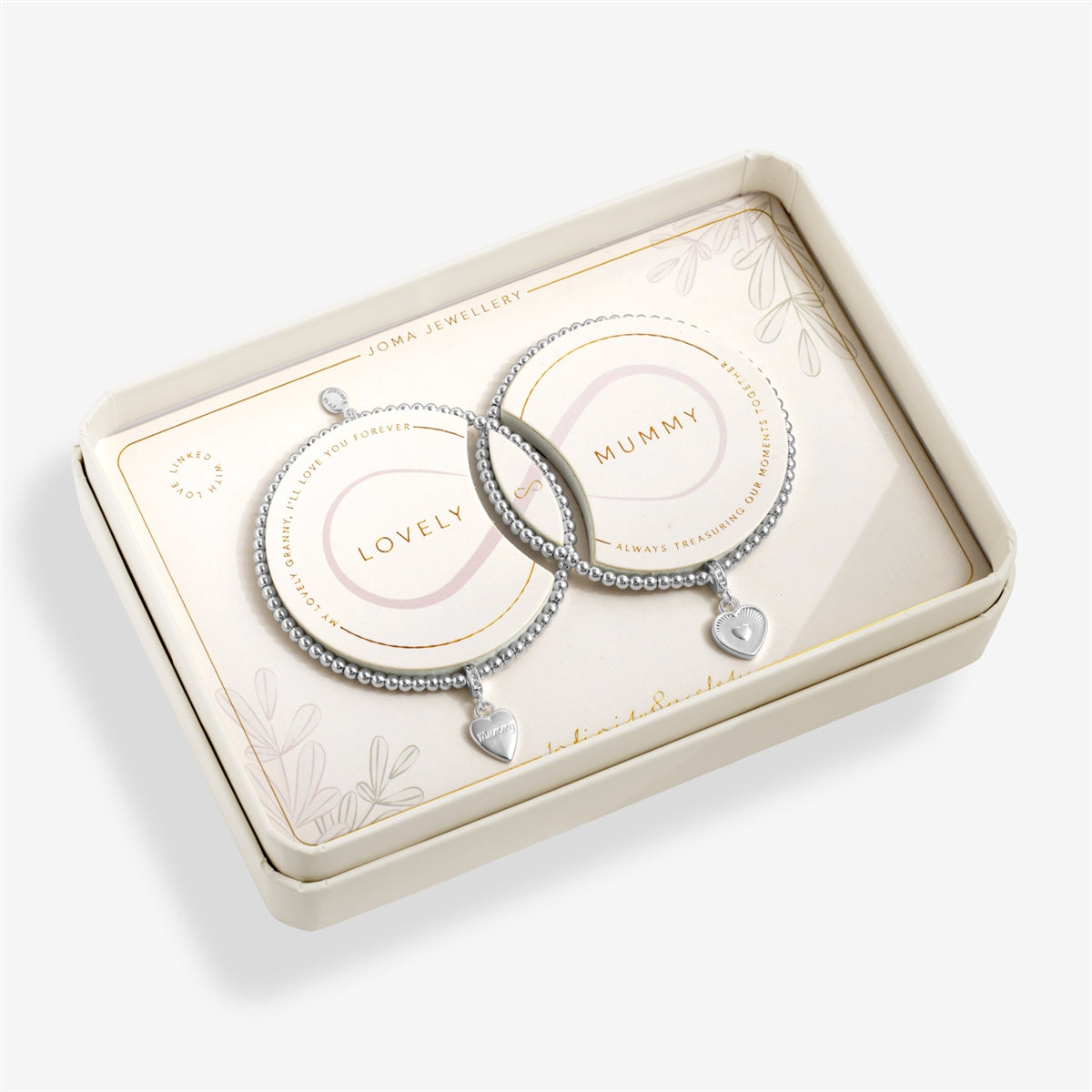 Joma Boxed Infinity Lovely Mummy Set of 2 Bracelets