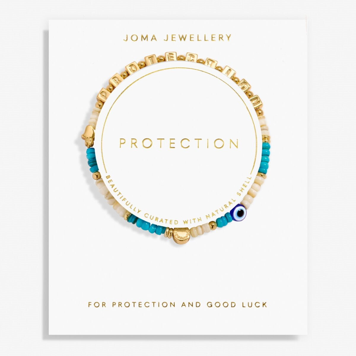 Joma Gold Protection Beaded Bracelet