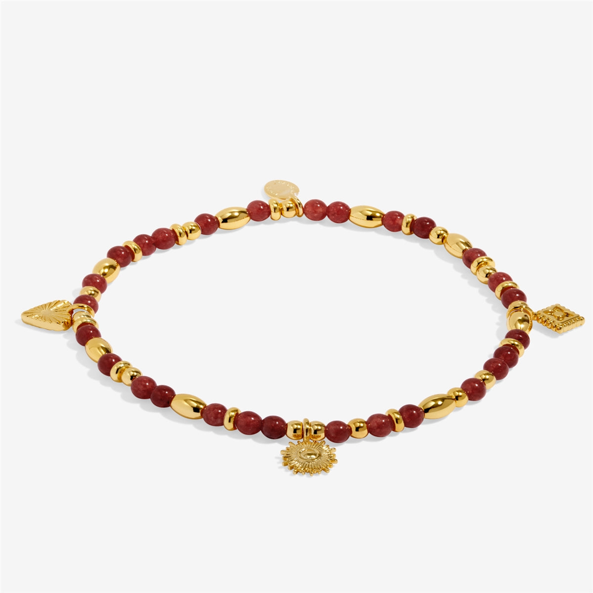 Joma Gold Happiness Affirmation Card Bracelet