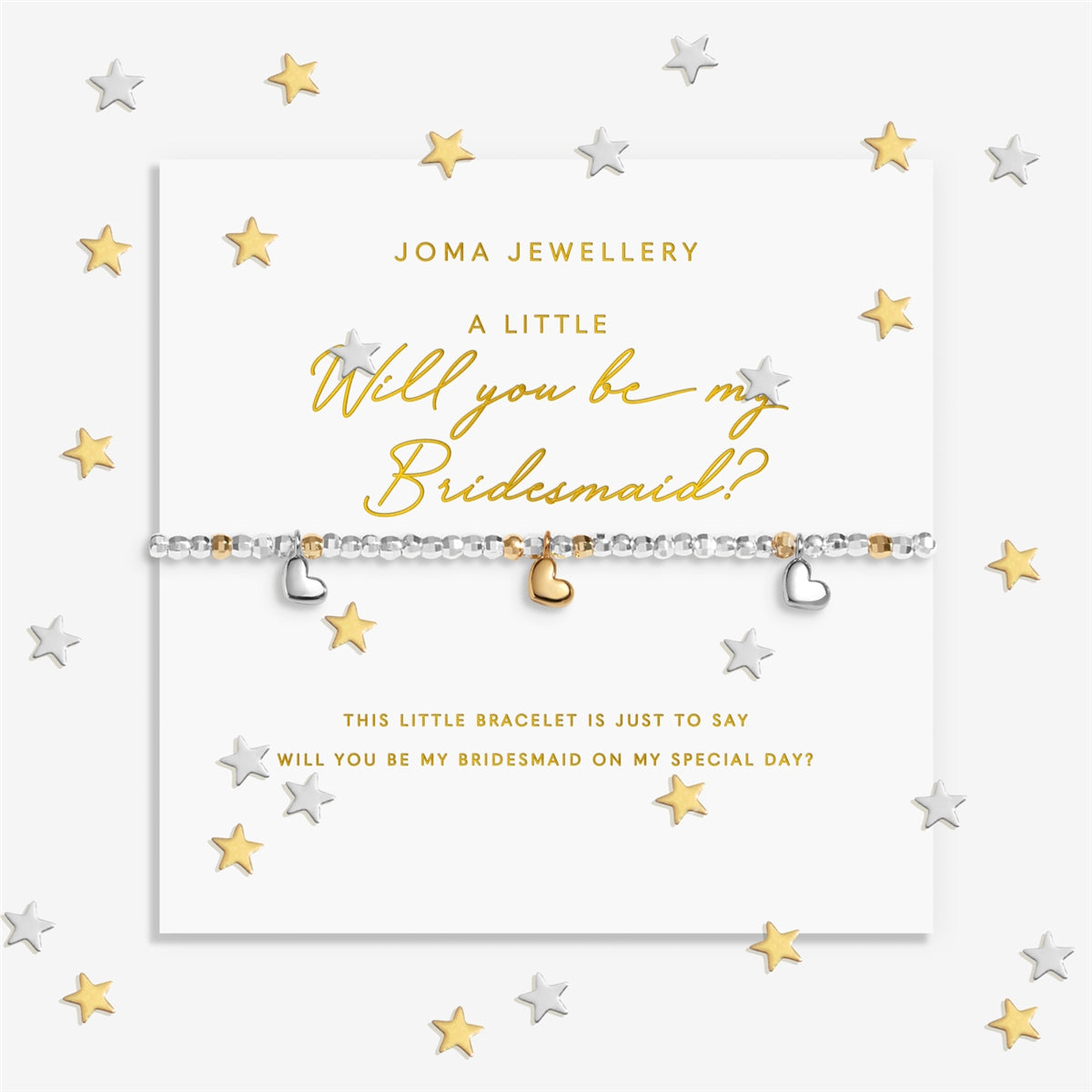 Joma Confetti A Little Will You Be My Bridesmaid Bracelet