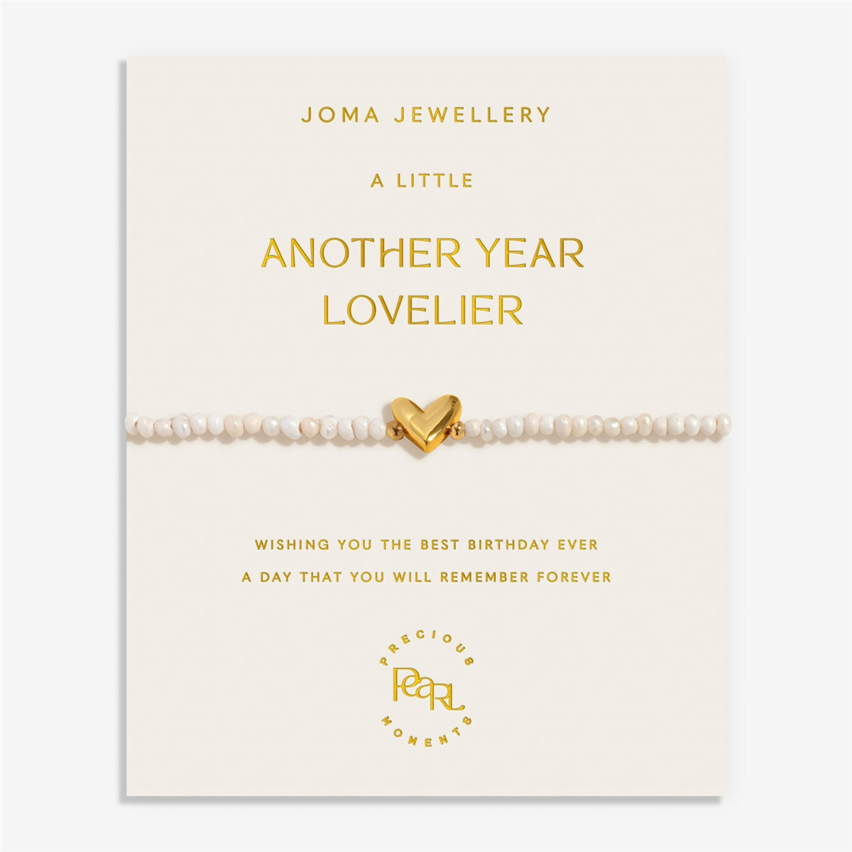 Joma Gold Pearls Another Year Lovelier Bracelet