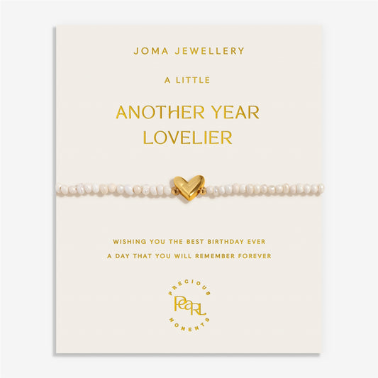 Joma Gold Pearls Another Year Lovelier Bracelet