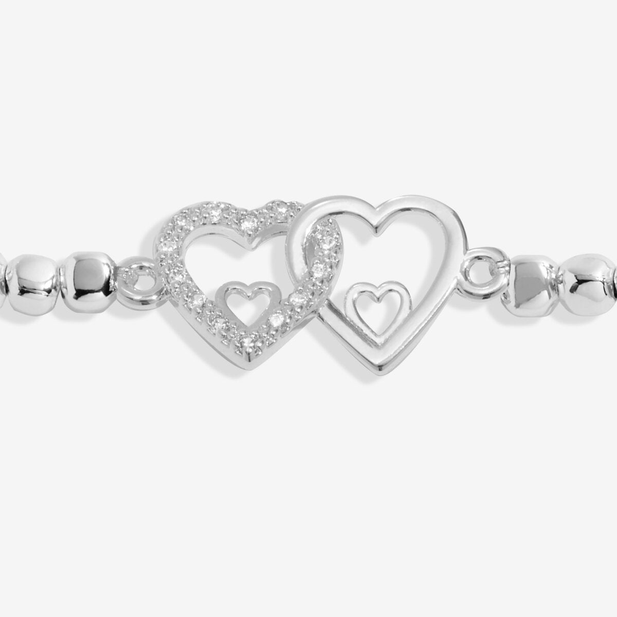 Joma Silver You Make My Heart Smile Bracelet