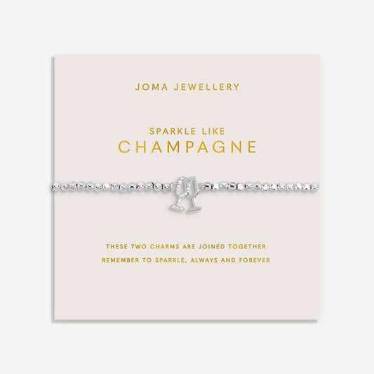 Joma Silver Sparkle Like Champagne Bracelet