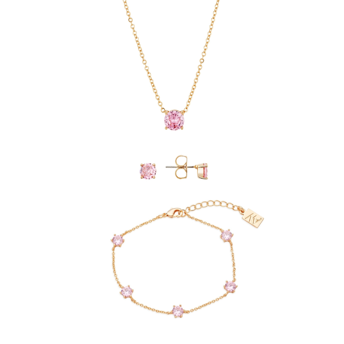 August Woods Gold Pink Sorbet Gift Set