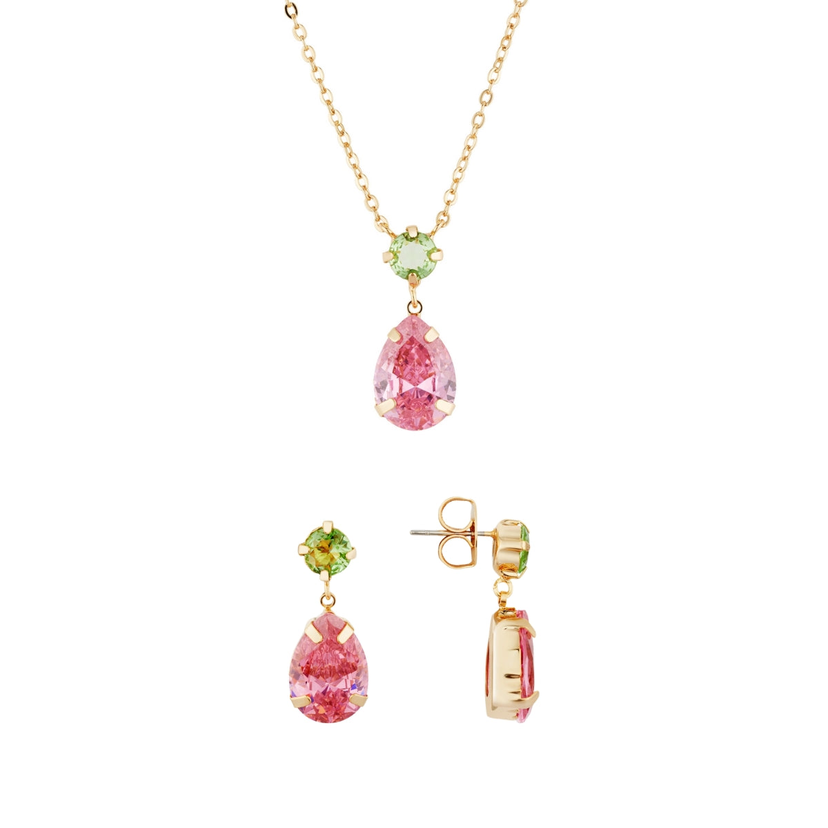 Gold Sorbet Pink Green Gift Set
