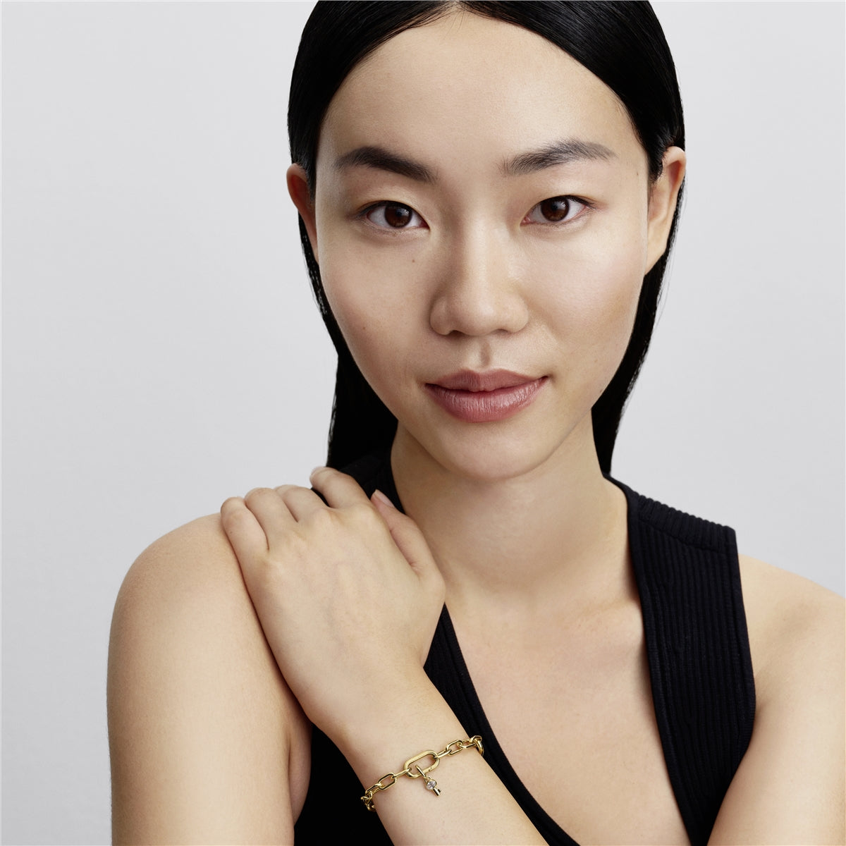Pandora Gold Key Mini Dangle Charm