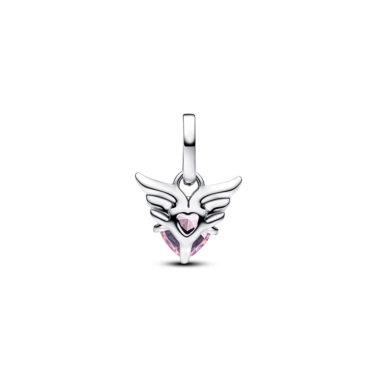Pandora Silver Winged Heart Mini Dangle Charm