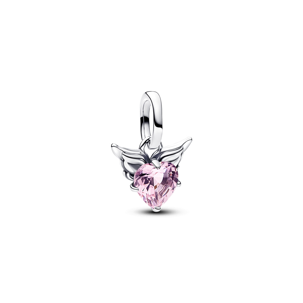 Pandora Silver Winged Heart Mini Dangle Charm