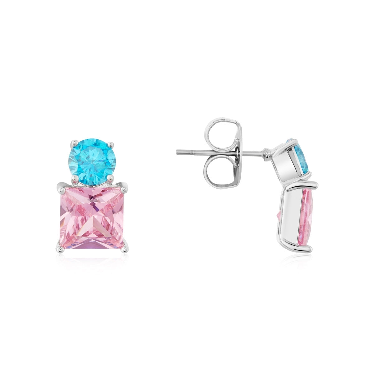 August Woods Silver Sorbet Blue Pink Gift Set