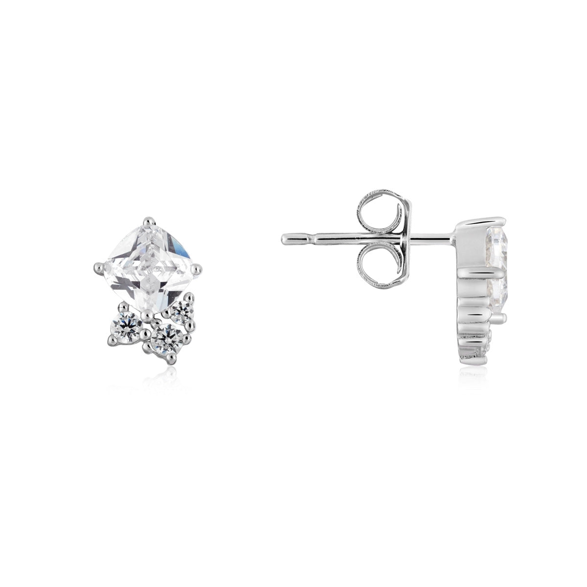Argento Silver Solitaire Cluster Gift Set
