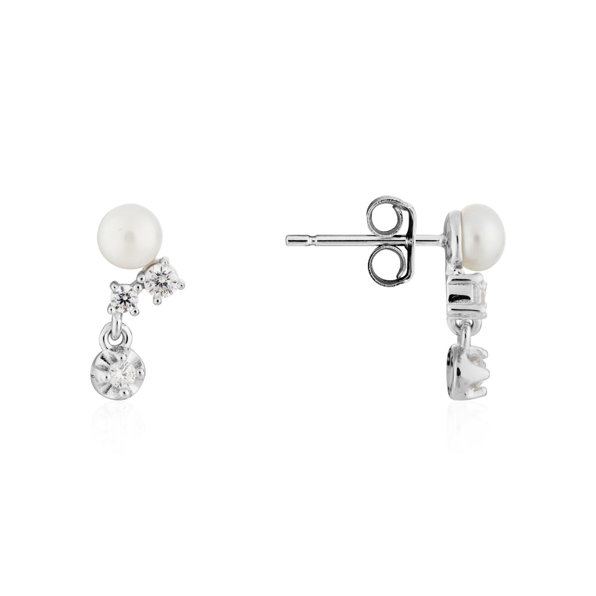 Argento Silver Cluster Pearl Gift Set