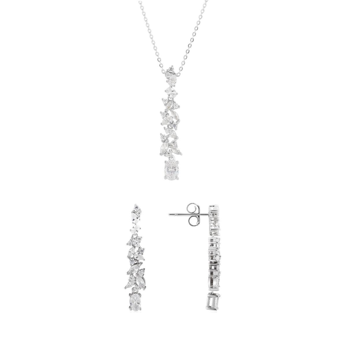 Argento Silver Multi-Cut Floral Gift Set