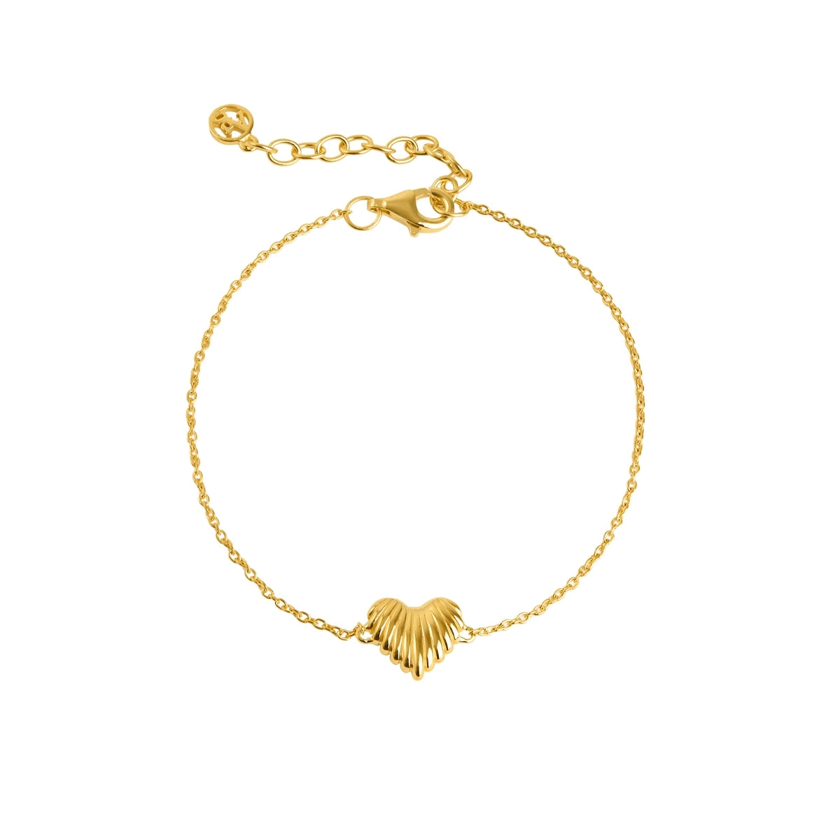 Argento Gold Wave Heart Gift Set