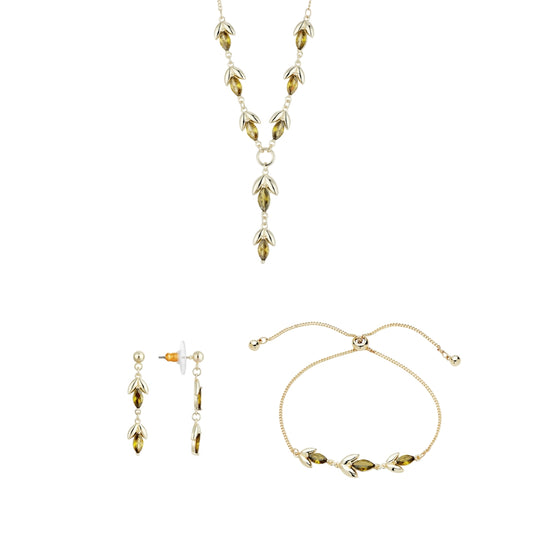 August Woods Gold Flora Green Gift Set