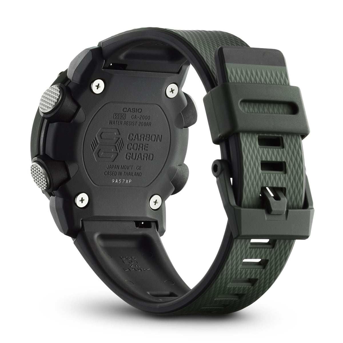Casio G-Shock GA-2000-3AER Black Dial Khaki Resin Watch