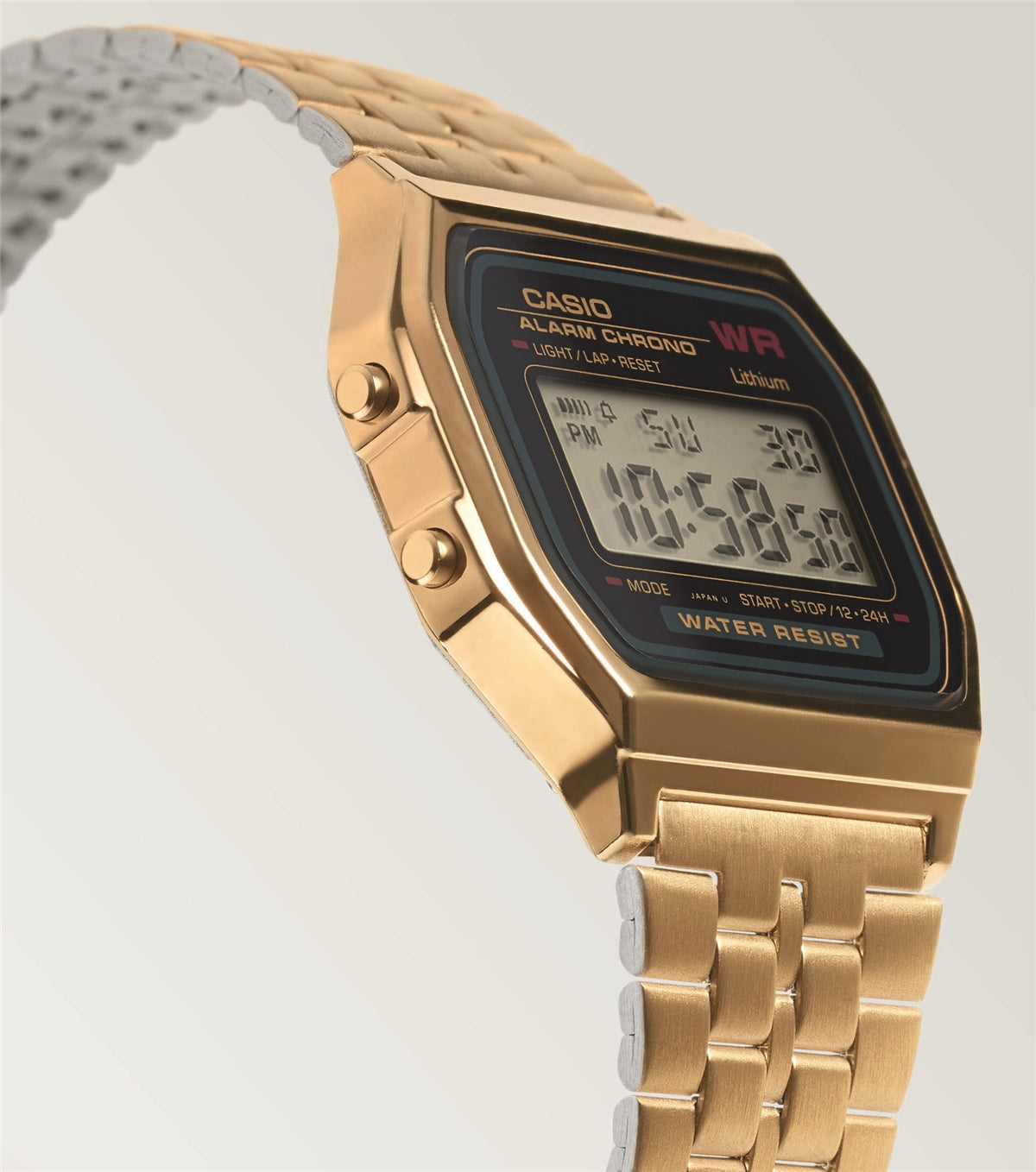Casio Vintage A159WGEA-1EF Gold Stainless Steel Bracelet Digital Watch