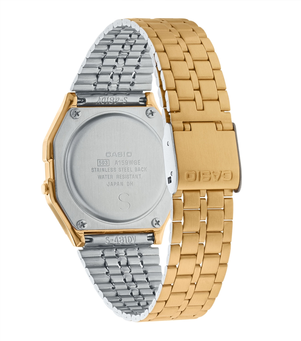 Casio Vintage A159WGEA-1EF Gold Stainless Steel Bracelet Digital Watch