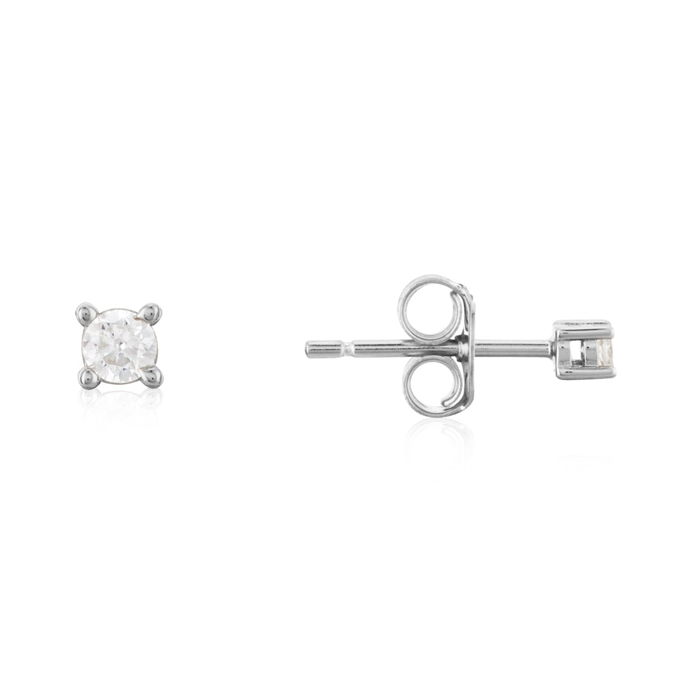 Argento Silver Drop Pearl Earring Stack