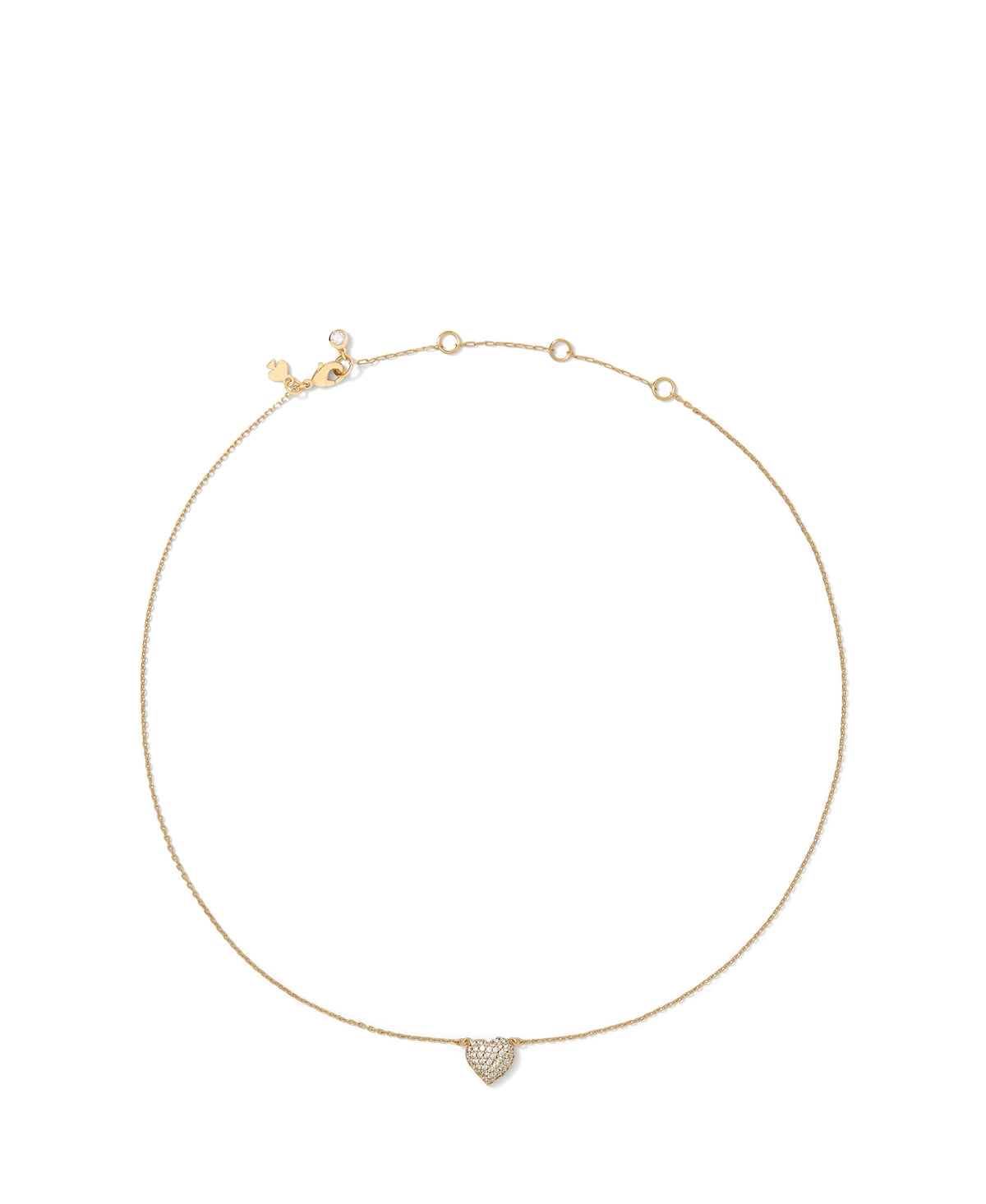 Kate Spade New York Gold Amour Pavé Heart Necklace