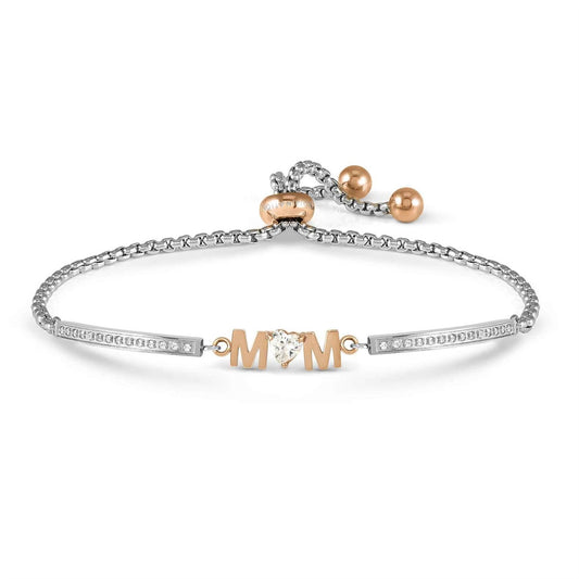 Nomination Rose Gold Milleluci Mum Crystal Bracelet