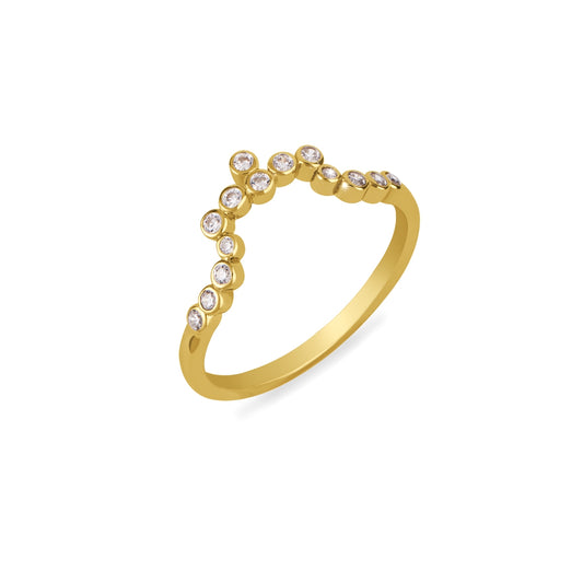 Argento Gold 14k Stacking Ring for Claddagh