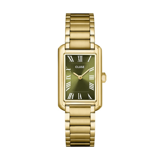 CLUSE Gold Belisenna Olive Watch