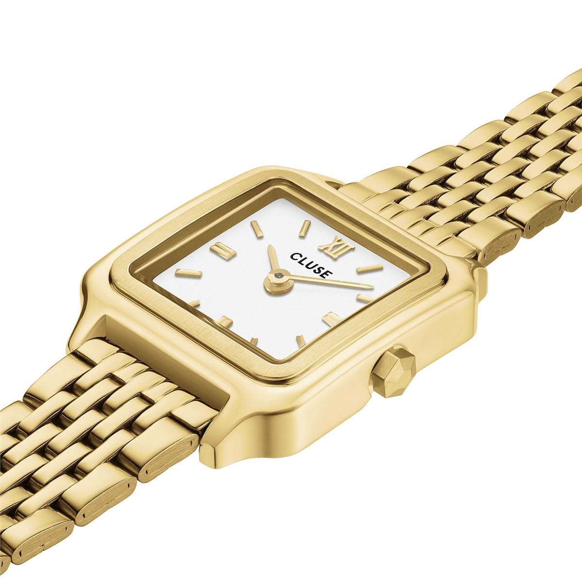CLUSE Gold Gracieuse Mini White Watch