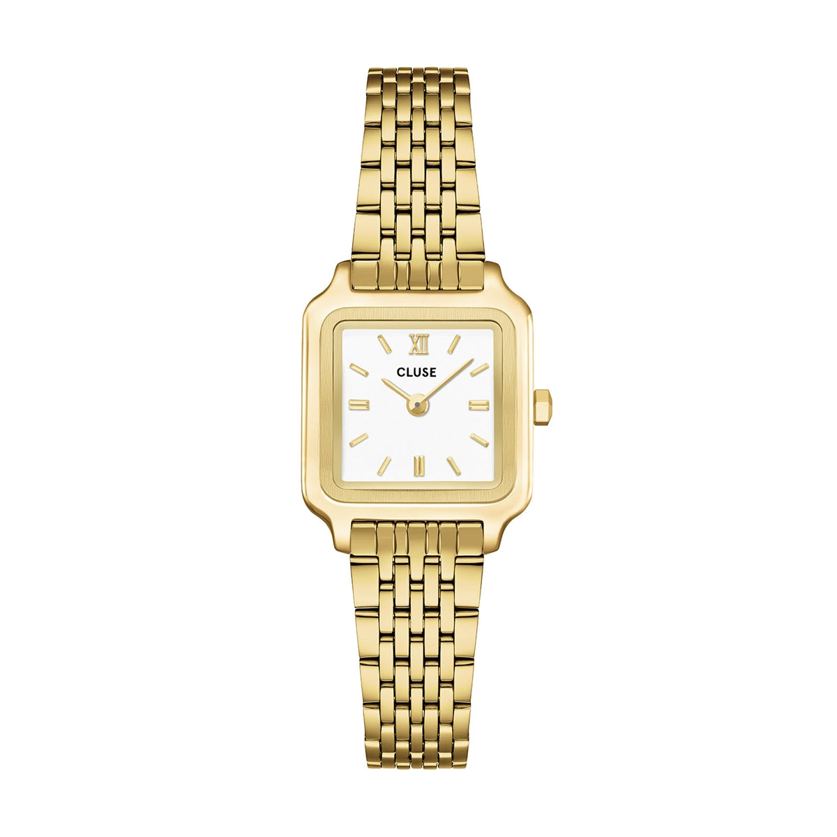 CLUSE Gold Gracieuse Mini White Watch