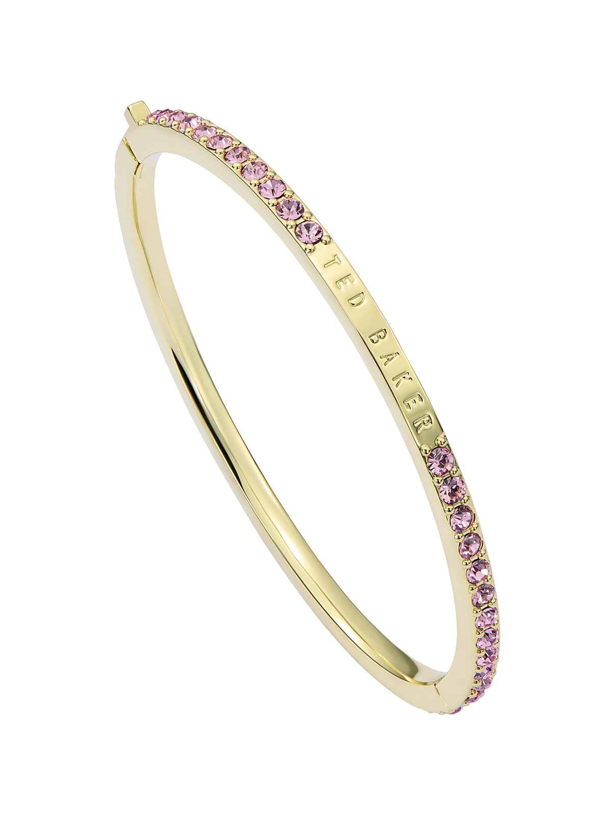 Ted Baker Gold Claudia Pavé Rose CZ Bangle