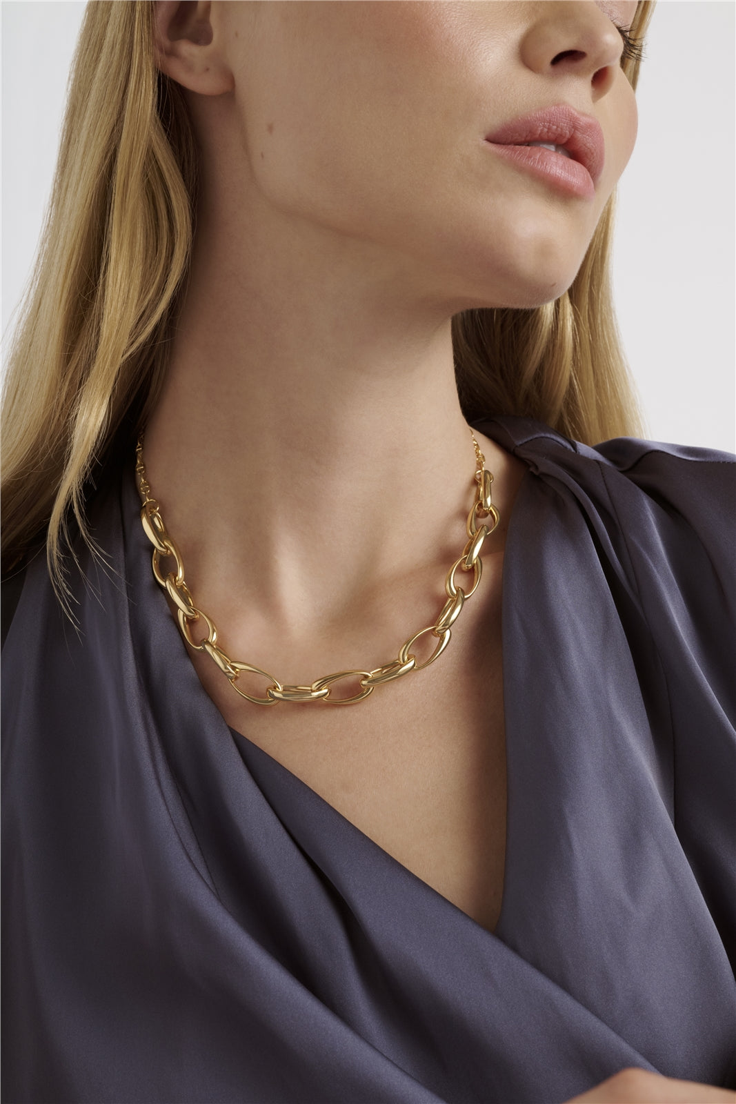 Ted Baker Gold Corola Contour Chain Necklace