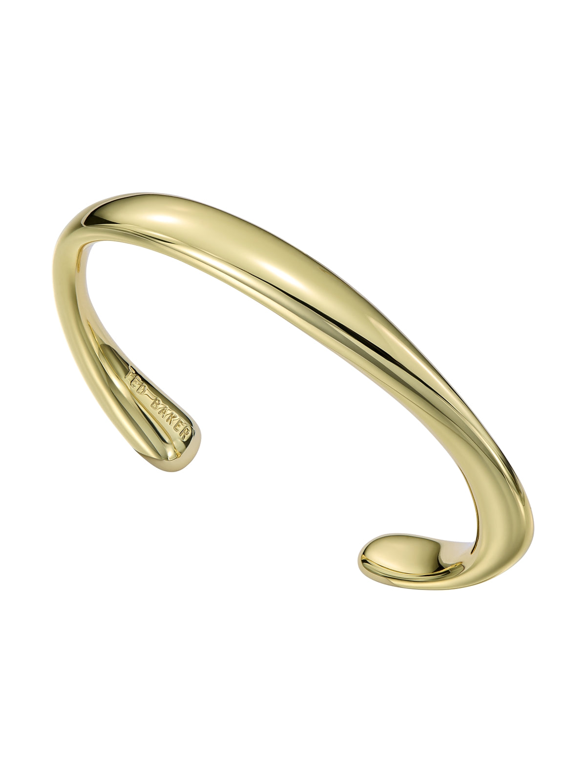 Ted Baker Gold Cova Contour Cuff Bangle