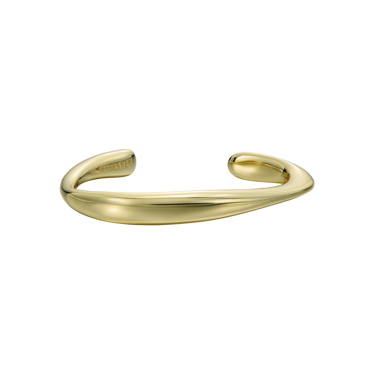 Ted Baker Gold Cova Contour Cuff Bangle