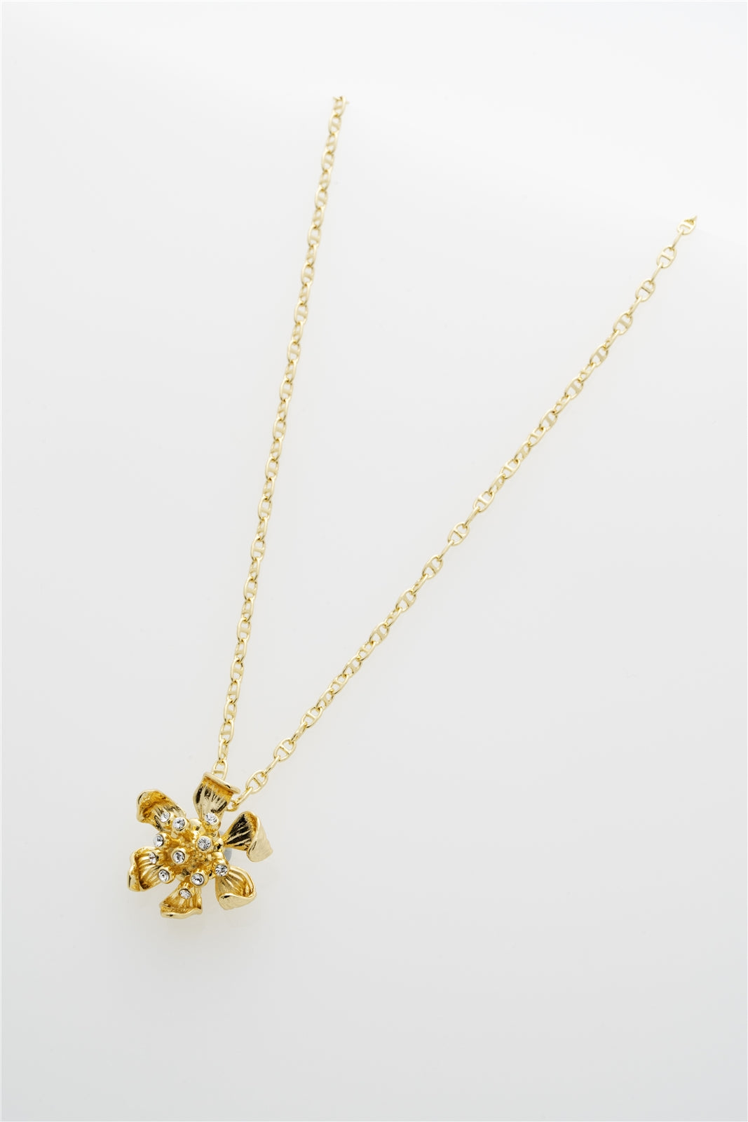 Ted Baker Gold Furina Furled Flower Necklace