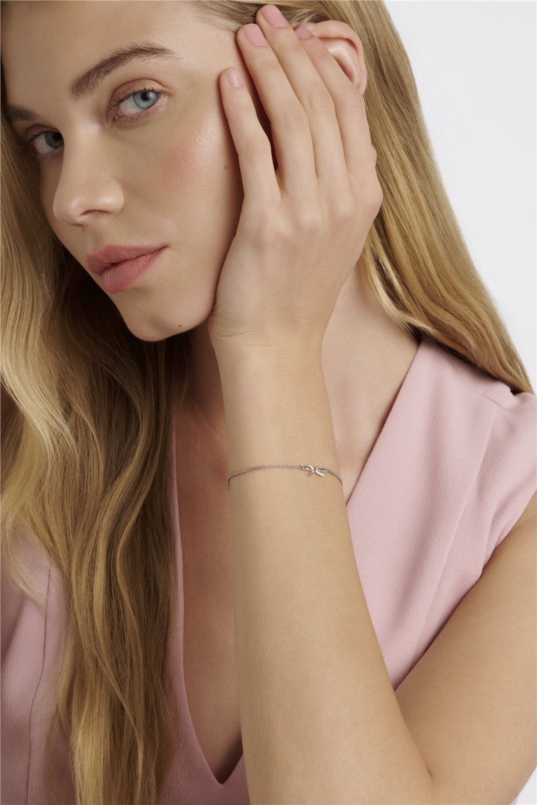 Ted Baker Silver Bridget Mini Metal Bow Slide Bracelet