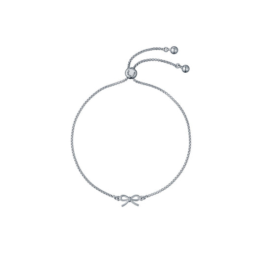 Ted Baker Silver Bridget Mini Metal Bow Slide Bracelet