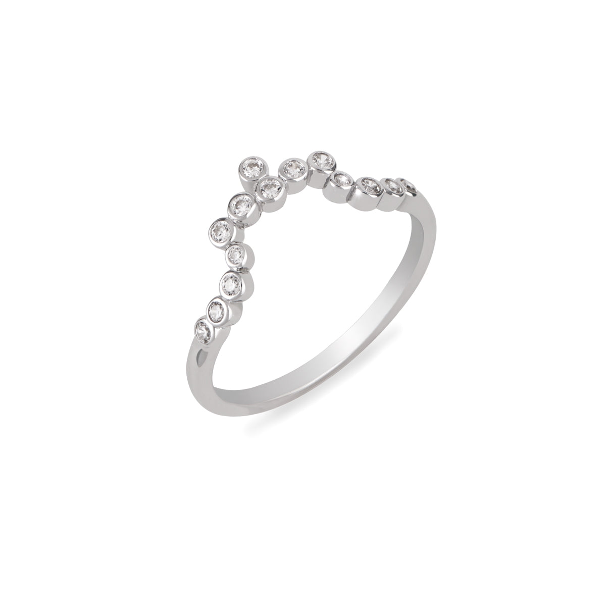 Argento Silver Classic Claddagh Ring Stack