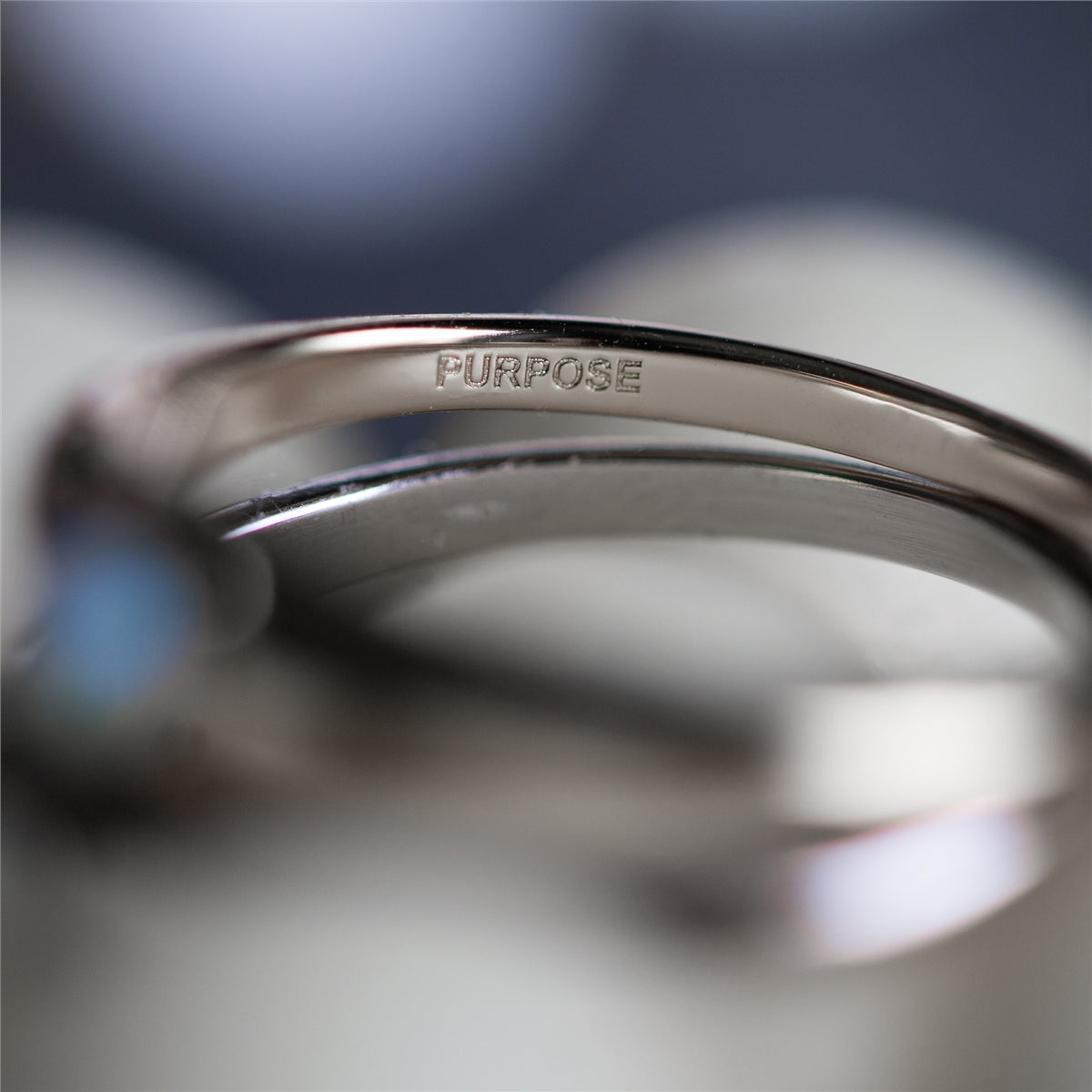 Seek + Find Purpose Silver Opal Ring