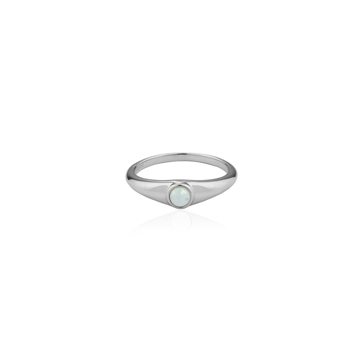 Seek + Find Purpose Silver Opal Ring
