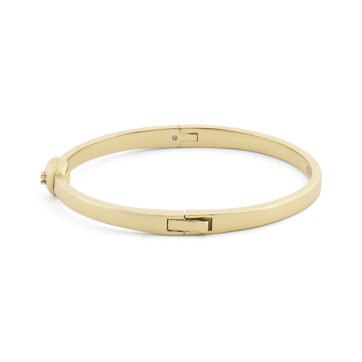 Coach Gold Heart Boxed Bangle