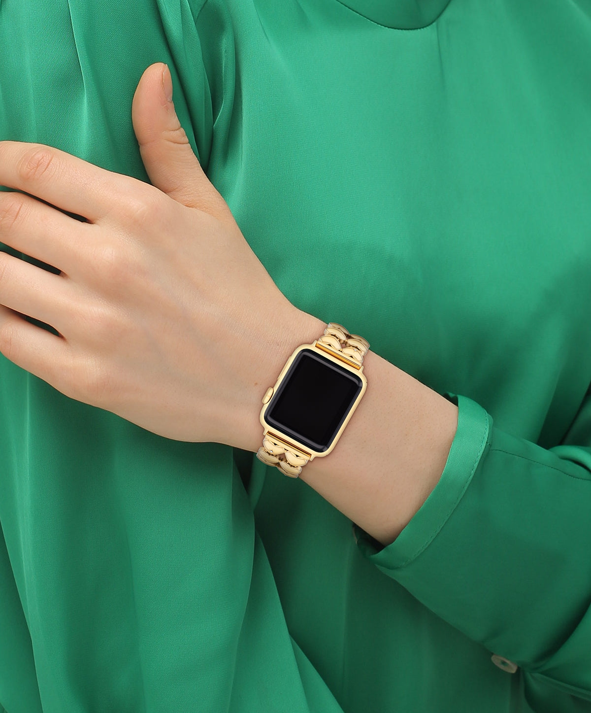 Coach Gold Hearts Apple Strap