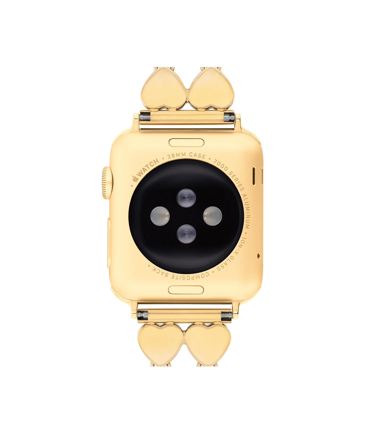 Coach Gold Hearts Apple Strap
