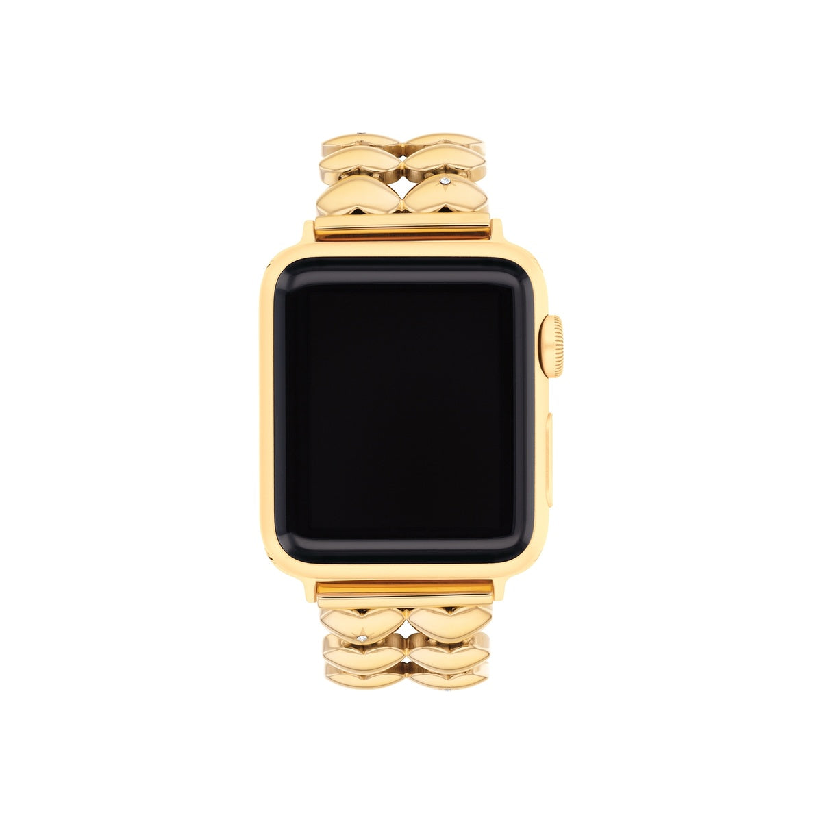 Coach Gold Hearts Apple Strap