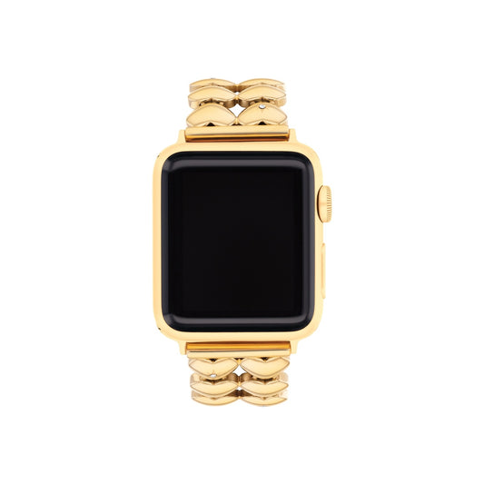 Coach Gold Hearts Apple Strap