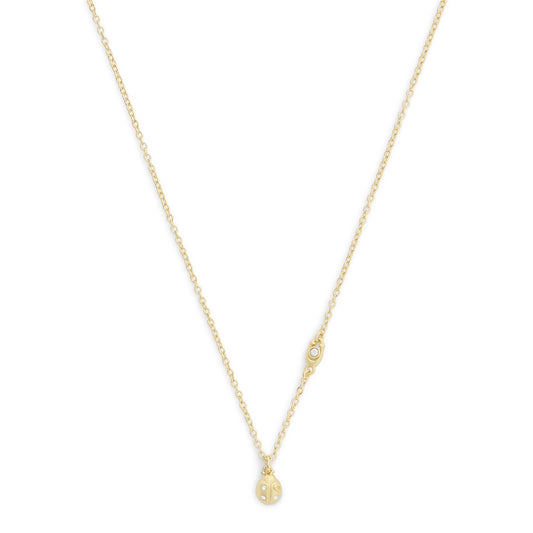 Coach Gold Ladybug Necklace