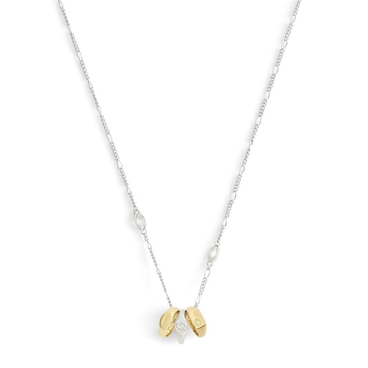 Coach Gold Signet Rondelle Necklace