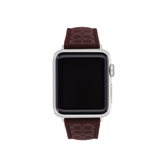 Coach Signature C Blackcurrant Apple Watch Strap