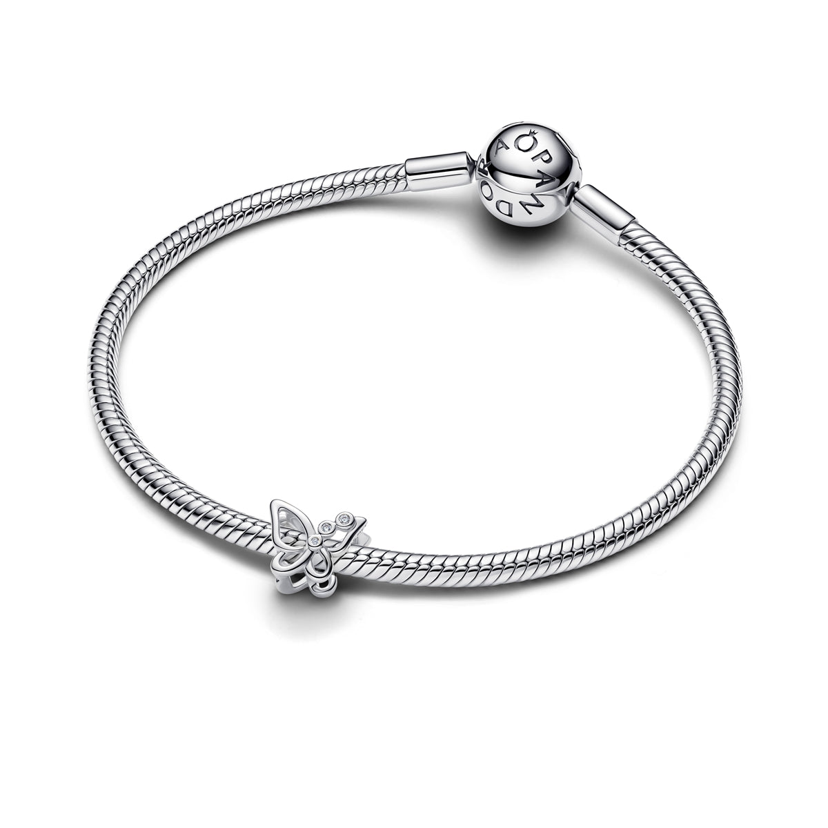 Pandora Silver Butterfly Openwork Charm