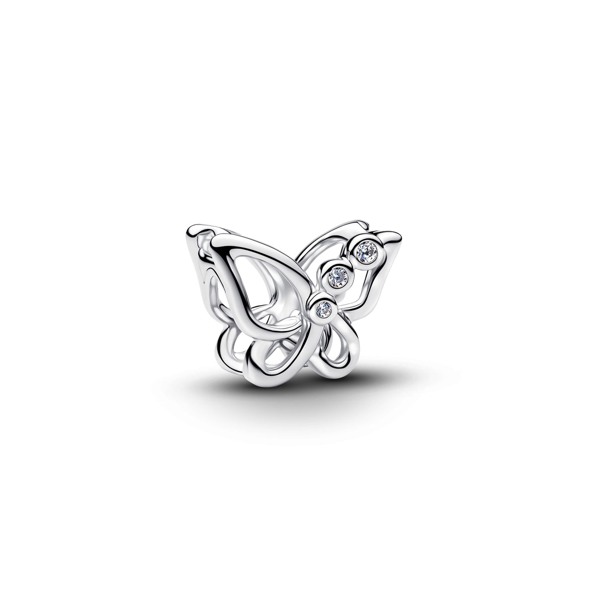 Pandora Silver Butterfly Openwork Charm