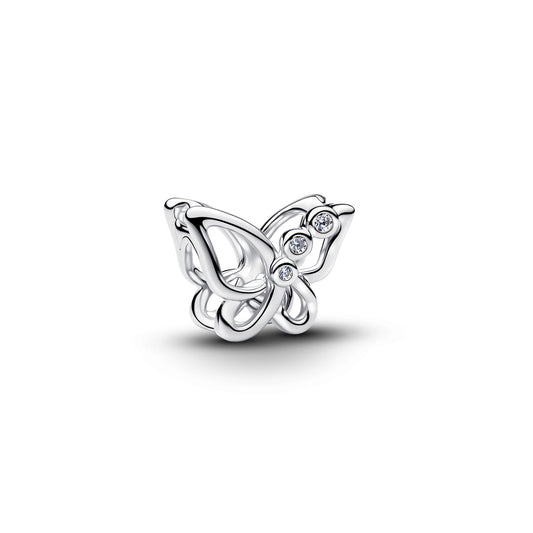 Pandora Silver Butterfly Openwork Charm